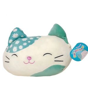 Squishmallows Stackable Kesla Easter 2022 Cat Daisy Flower Ear 12" Tik Tok Plush